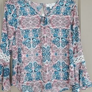 Long Sleeve Hippie Rose Blouse